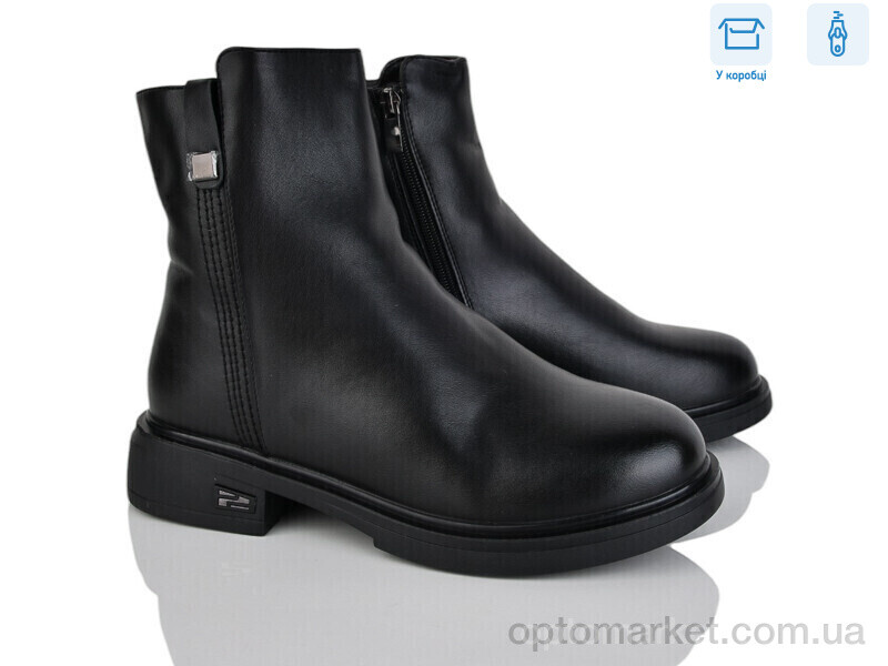 Купить Черевики жіночі H513-1 PLPS чорний, фото 1