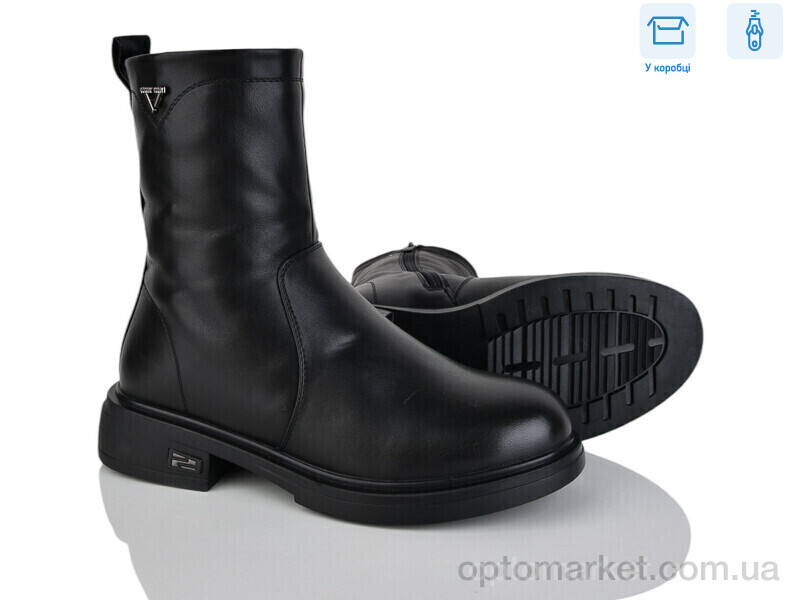 Купить Черевики жіночі H519-1 PLPS чорний, фото 1