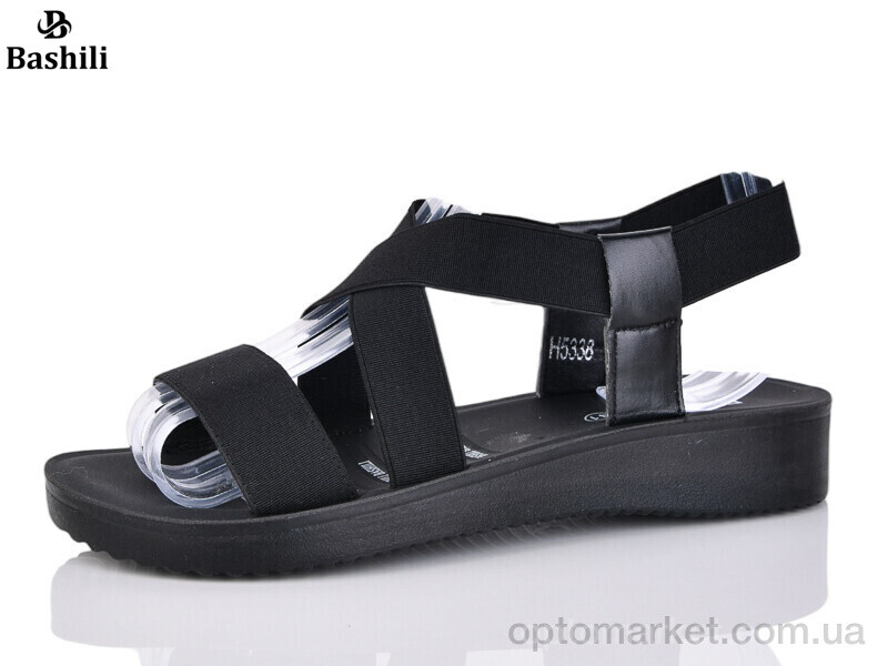 Купить Босоніжки жіночі H5338-2 Башили чорний, фото 1