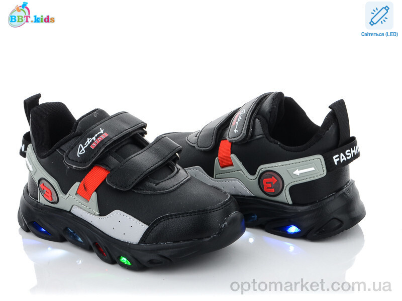 Купить Кросівки дитячі H5767-1 LED bbt.kids чорний, фото 1