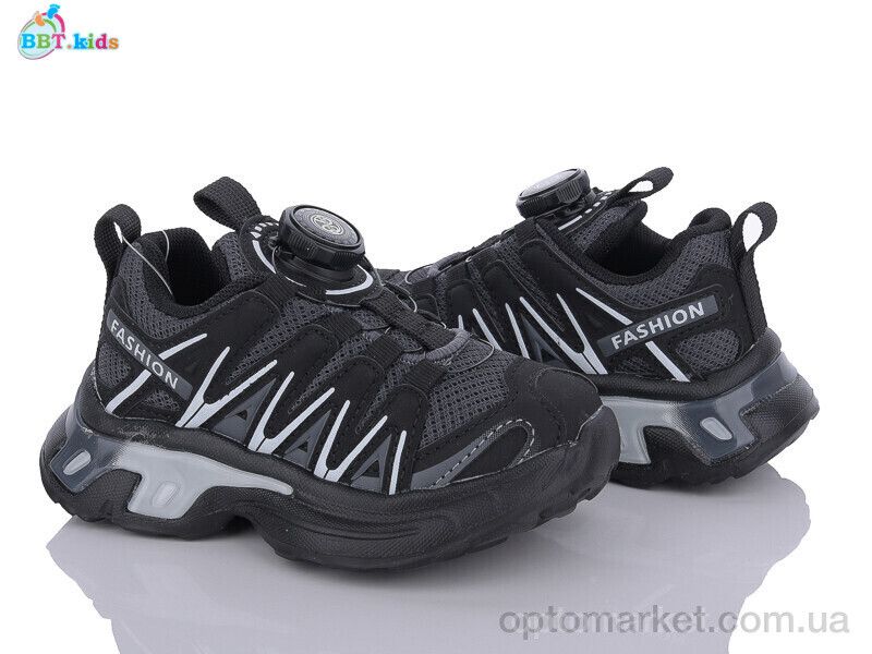 Купить Кросівки дитячі H58-2-1 BBT kids чорний, фото 1