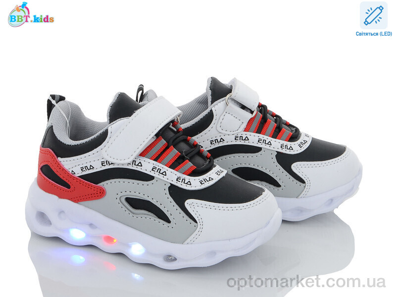Купить Кросівки дитячі H6108-5 LED bbt.kids чорний, фото 1