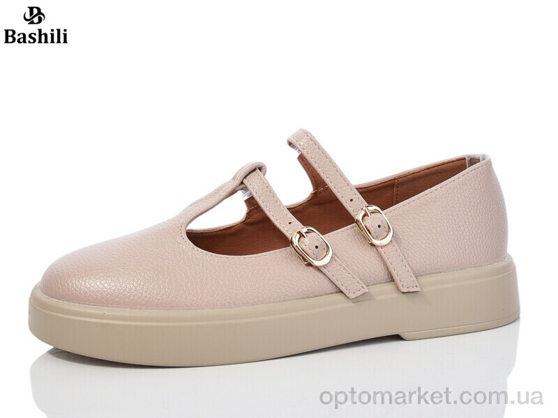 Купить Туфлі жіночі H63A19-9 Башили бежевий, фото 1