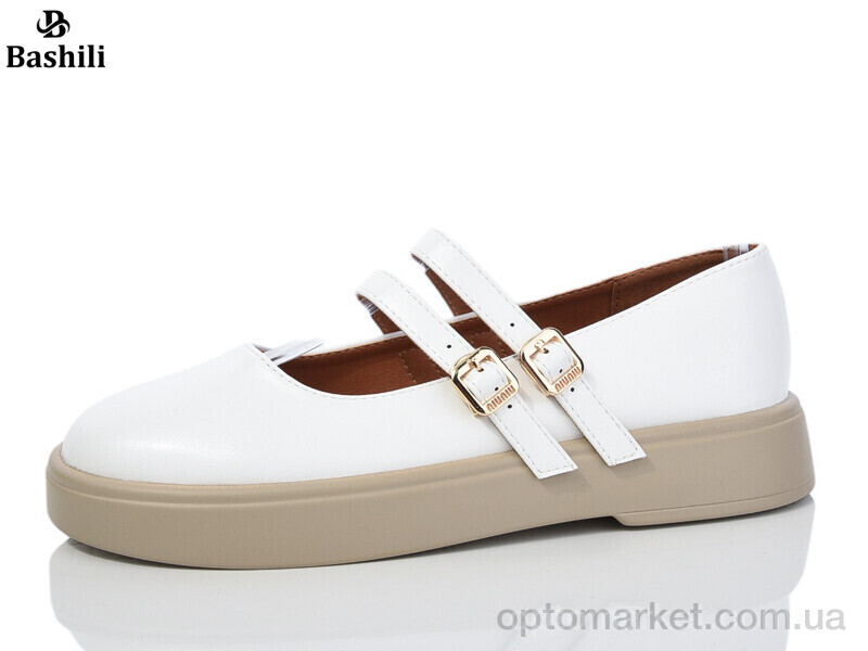 Купить Туфлі жіночі H63A20-1 Башили білий, фото 1