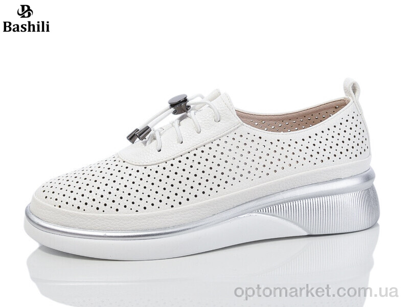 Купить Туфлі жіночі H63A26-1 Башили білий, фото 1