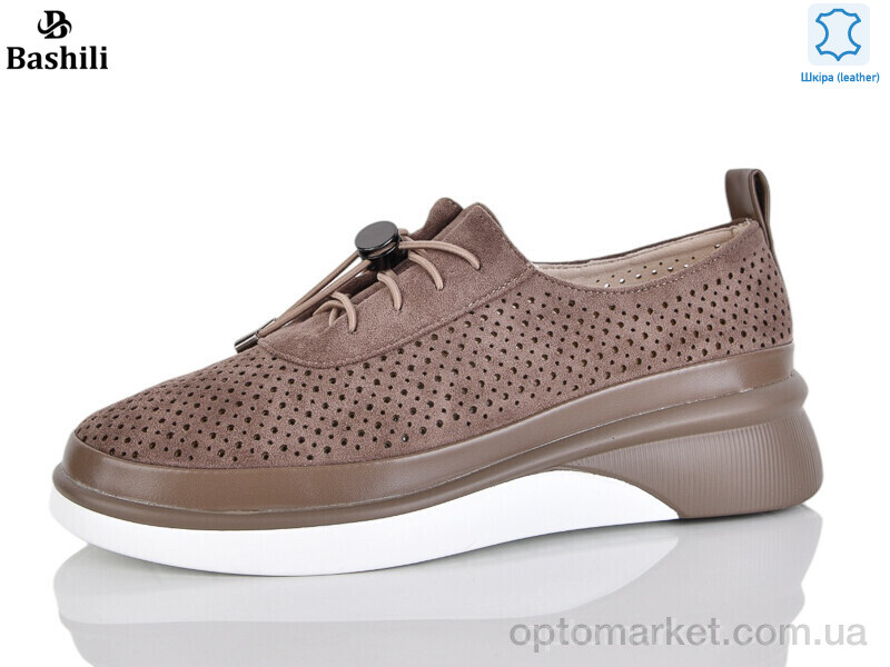 Купить Туфлі жіночі H63A26-8 Башили коричневий, фото 1