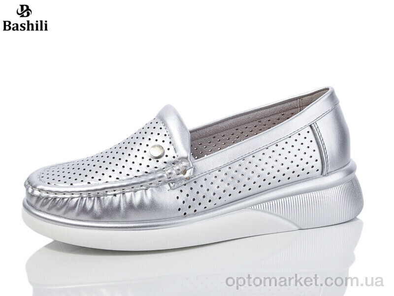 Купить Туфлі жіночі H63A42-15 Башили срібний, фото 1