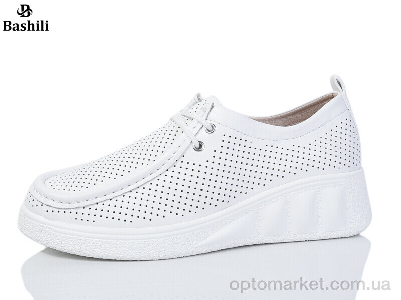 Купить Туфлі жіночі H63A46-1 Башили білий, фото 1
