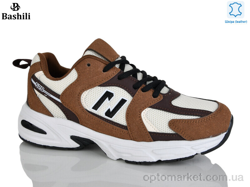 Купить Кросівки жіночі H65106-8 Башили коричневий, фото 1