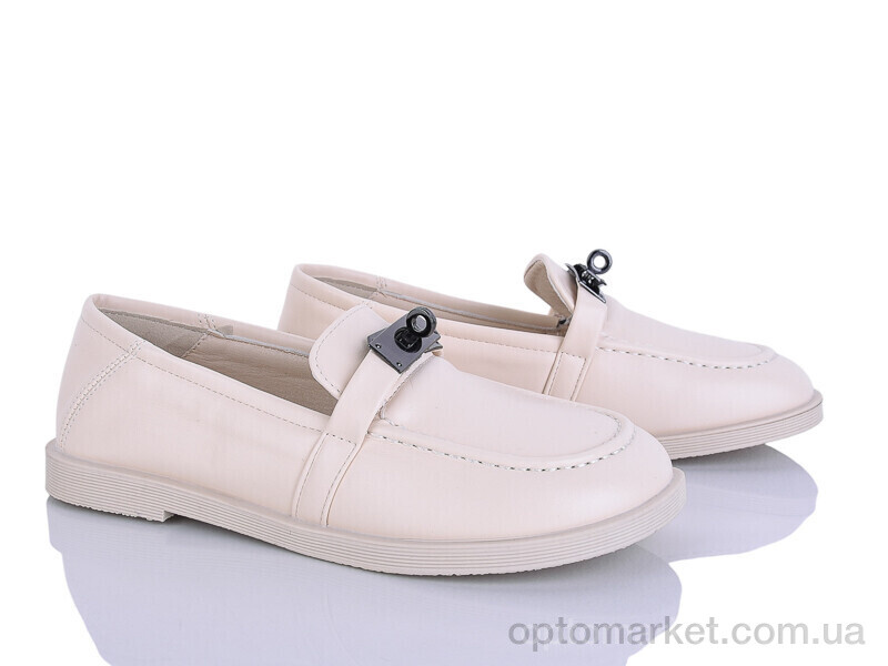 Купить Туфлі жіночі H65130-1 Башили бежевий, фото 1