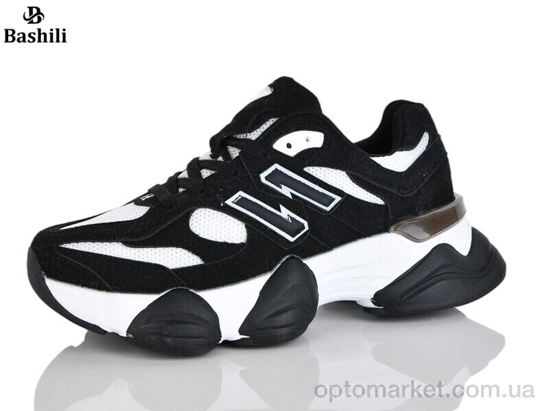Купить Кросівки жіночі H6549-12 Башили чорний, фото 1