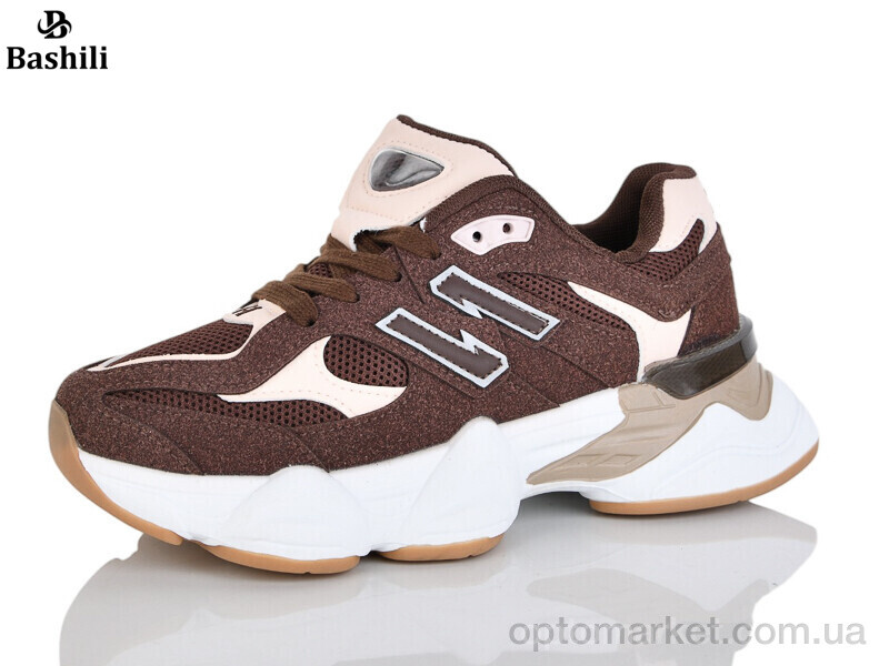 Купить Кросівки жіночі H6549-8 Башили коричневий, фото 1