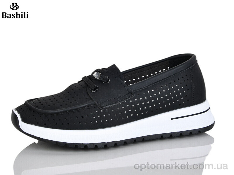 Купить Туфлі жіночі H6553-2 Башили чорний, фото 1