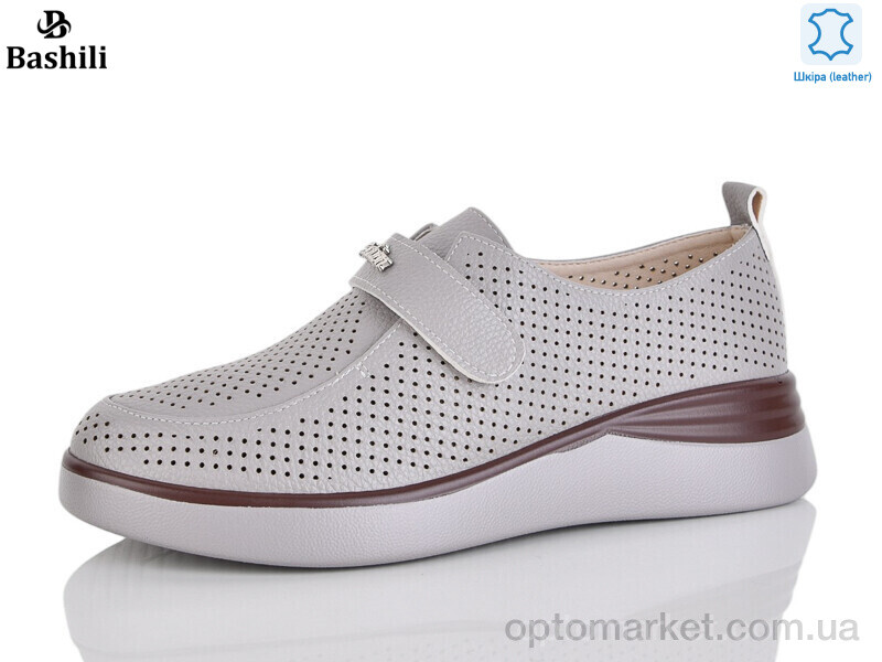 Купить Туфлі жіночі H6567-7 Башили сірий, фото 1