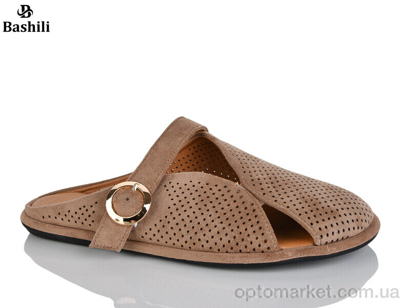 Купить Шльопанці жіночі H6588-17 Башили коричневий, фото 1