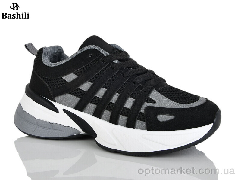 Купить Кросівки жіночі H6595-27 Башили чорний, фото 1