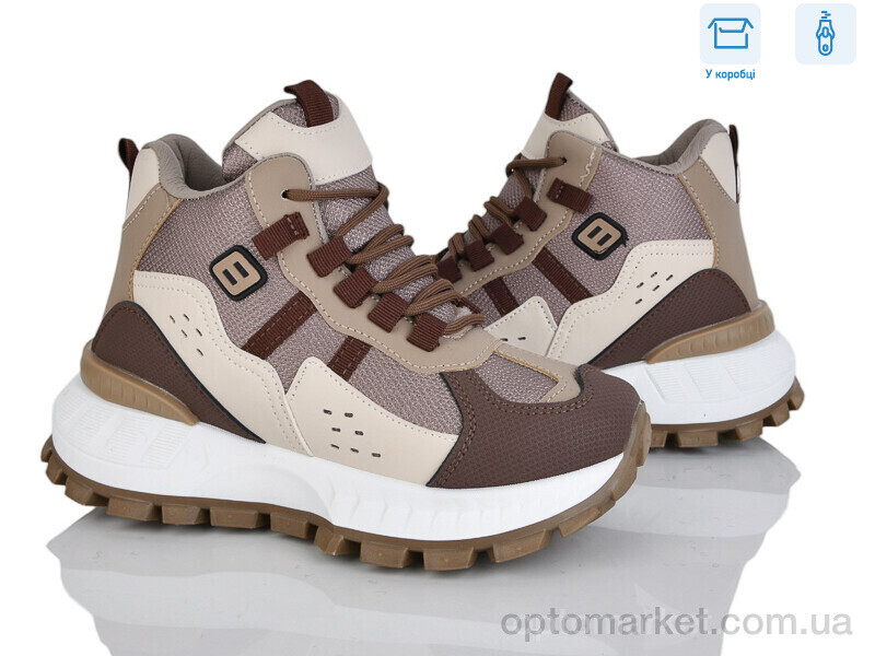 Купить Черевики жіночі H75-1 Xifa коричневий, фото 1