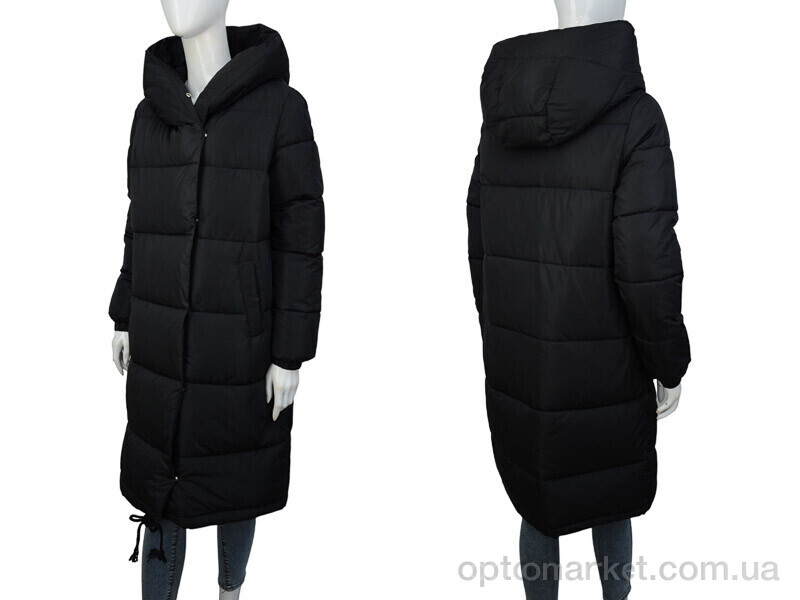 Купить Пальто жіночі H7813 black Urban Bang чорний, фото 3