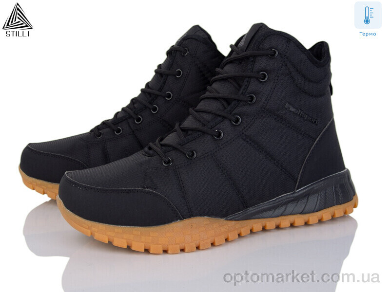 Купить Черевики чоловічі H800-4 термо піна Stilli чорний, фото 1