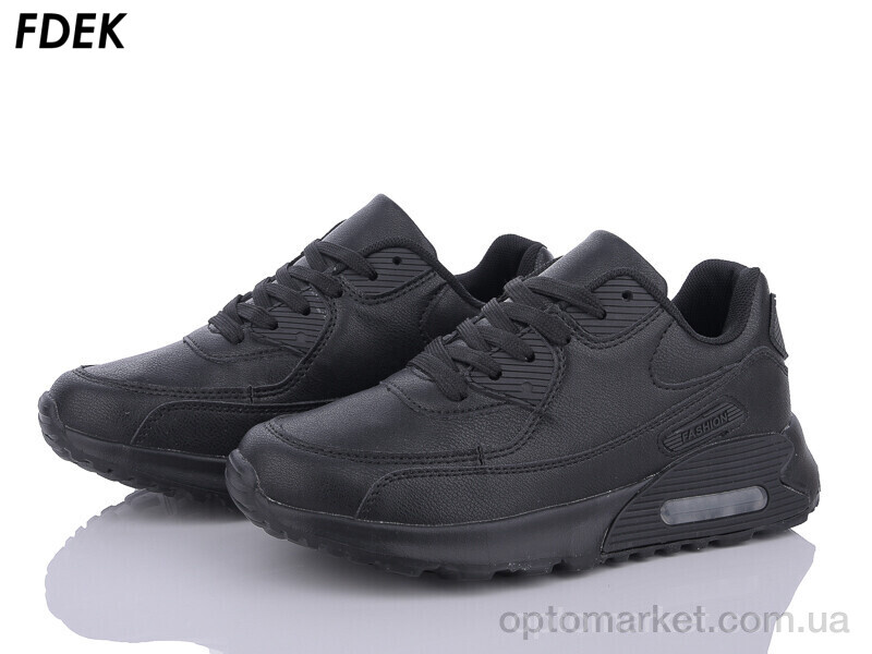 Купить Кросівки унісекс H9005-1 Fdek чорний, фото 1