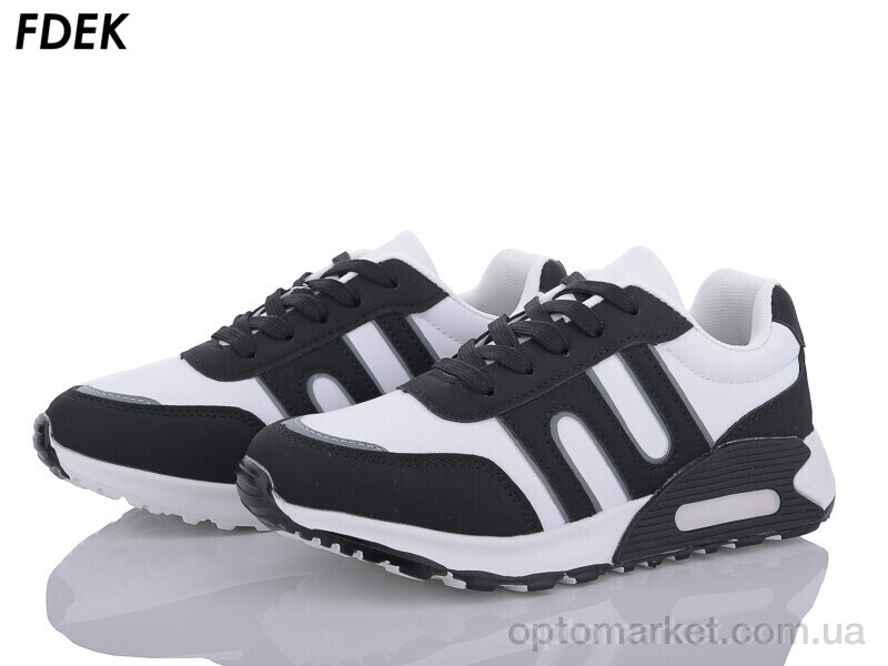 Купить Кросівки унісекс H9008-1 Fdek чорний, фото 1