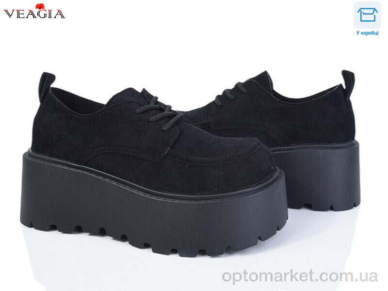 Купить Туфлі жіночі H9018-1 Veagia чорний, фото 1