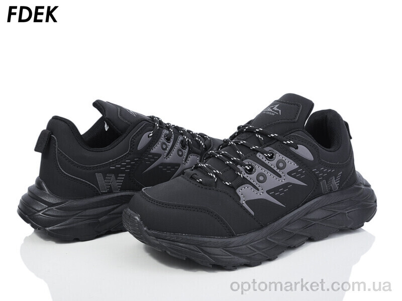 Купить Кросівки унісекс H9053-1 Fdek чорний, фото 1