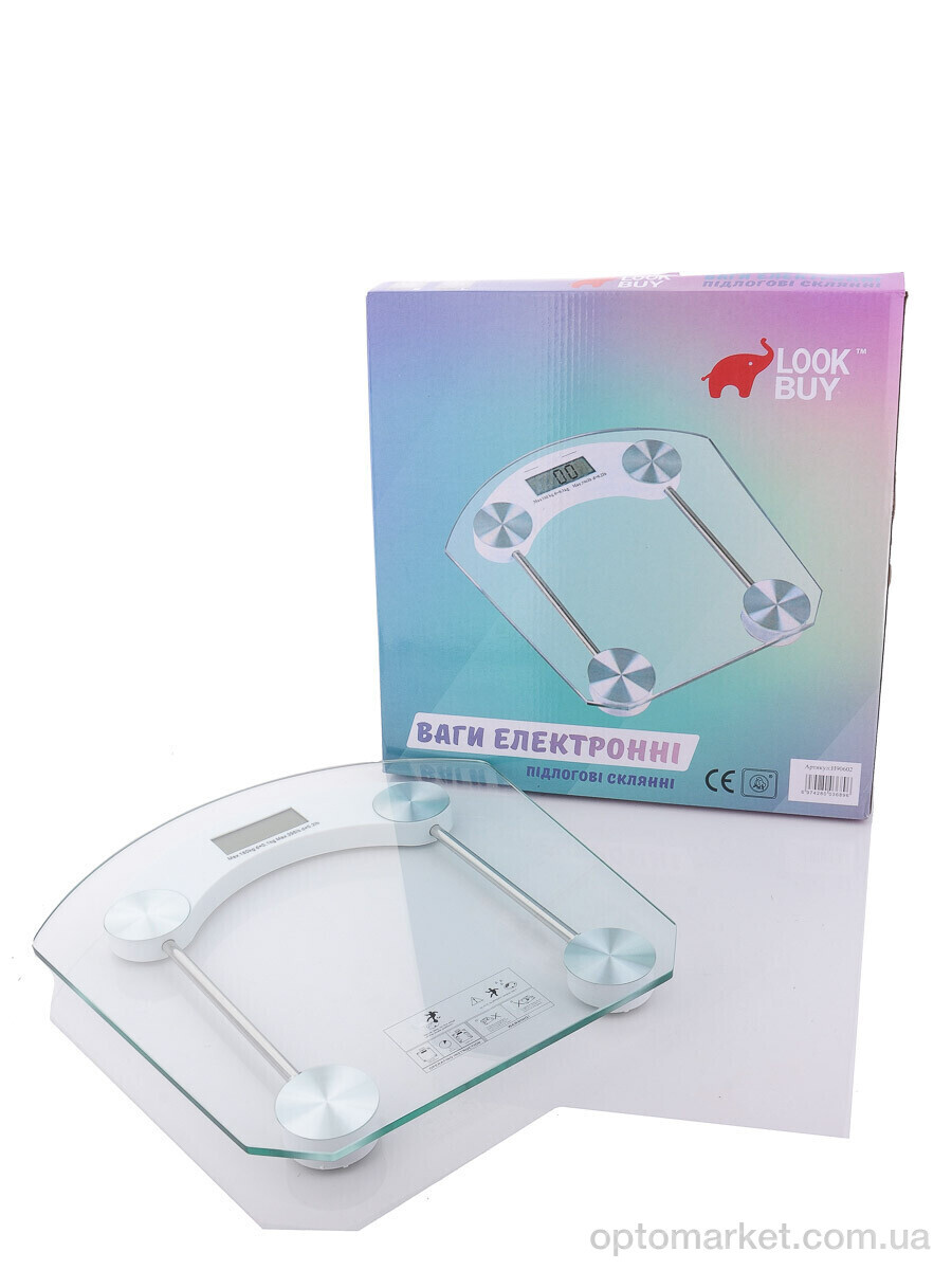 Купить Господарські товари H90602 Ваги скляні 33×32см LOOK&BUY, фото 1