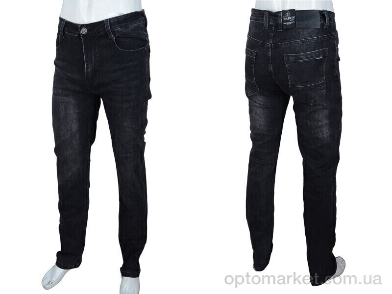 Купить Джинси чоловічі H9116 d.grey Baron сірий, фото 3