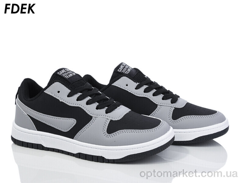 Купить Кросівки унісекс H9202-2 Fdek чорний, фото 1