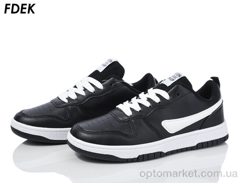 Купить Кросівки унісекс H9202-6 Fdek чорний, фото 1