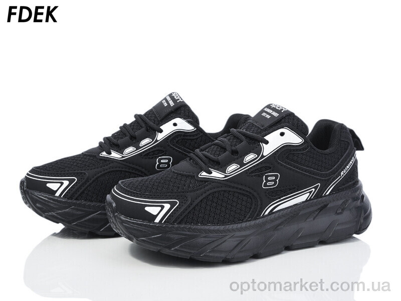 Купить Кросівки жіночі H9207-10 Fdek чорний, фото 1
