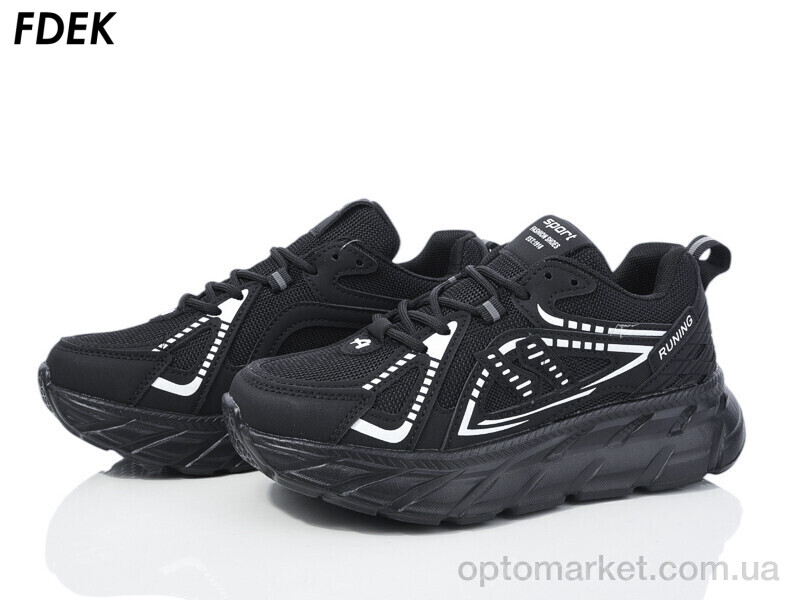 Купить Кросівки жіночі H9208-5 Fdek чорний, фото 1