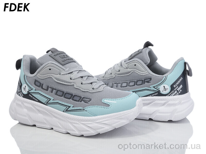 Купить Кросівки унісекс H9209-7 Fdek сірий, фото 1