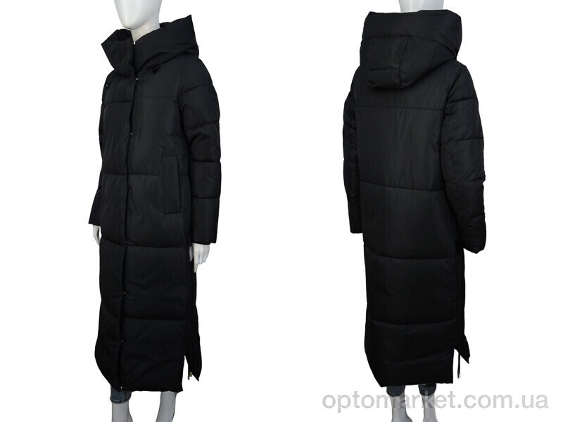 Купить Пальто жіночі H925 black Urban Bang чорний, фото 3
