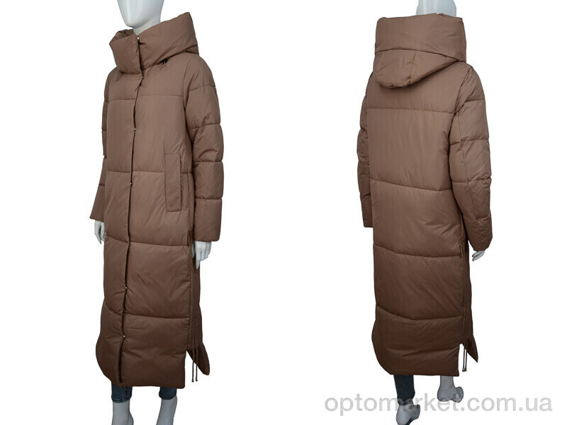 Купить Пальто жіночі H925 brown Urban Bang коричневий, фото 3