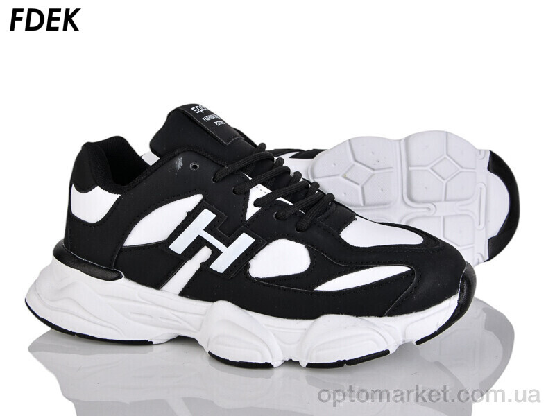 Купить Кросівки унісекс H9255-10 Fdek чорний, фото 1