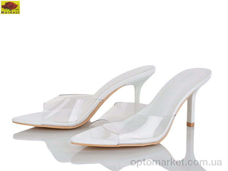 Купить Шльопанці жіночі H9326-39 Mei De Li білий, фото 1
