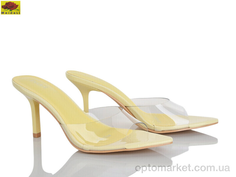 Купить Шльопанці жіночі H9326-42 Mei De Li жовтий, фото 1