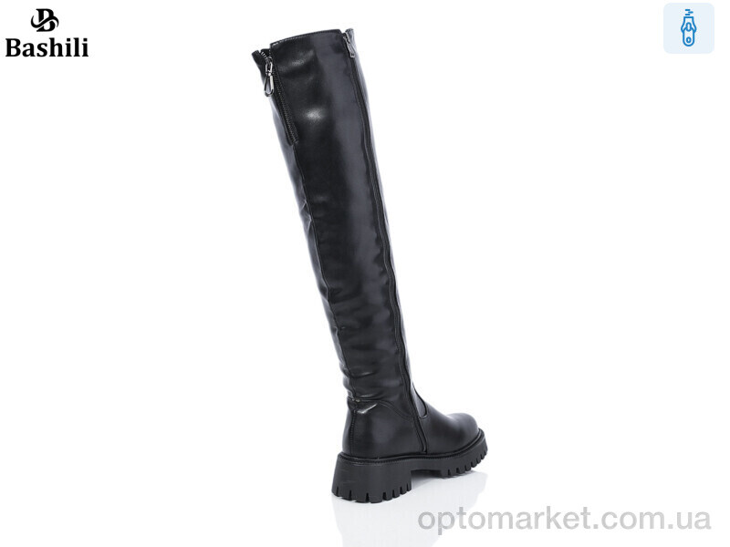 Купить Ботфорти жіночі H93A10-1 Башили чорний, фото 2