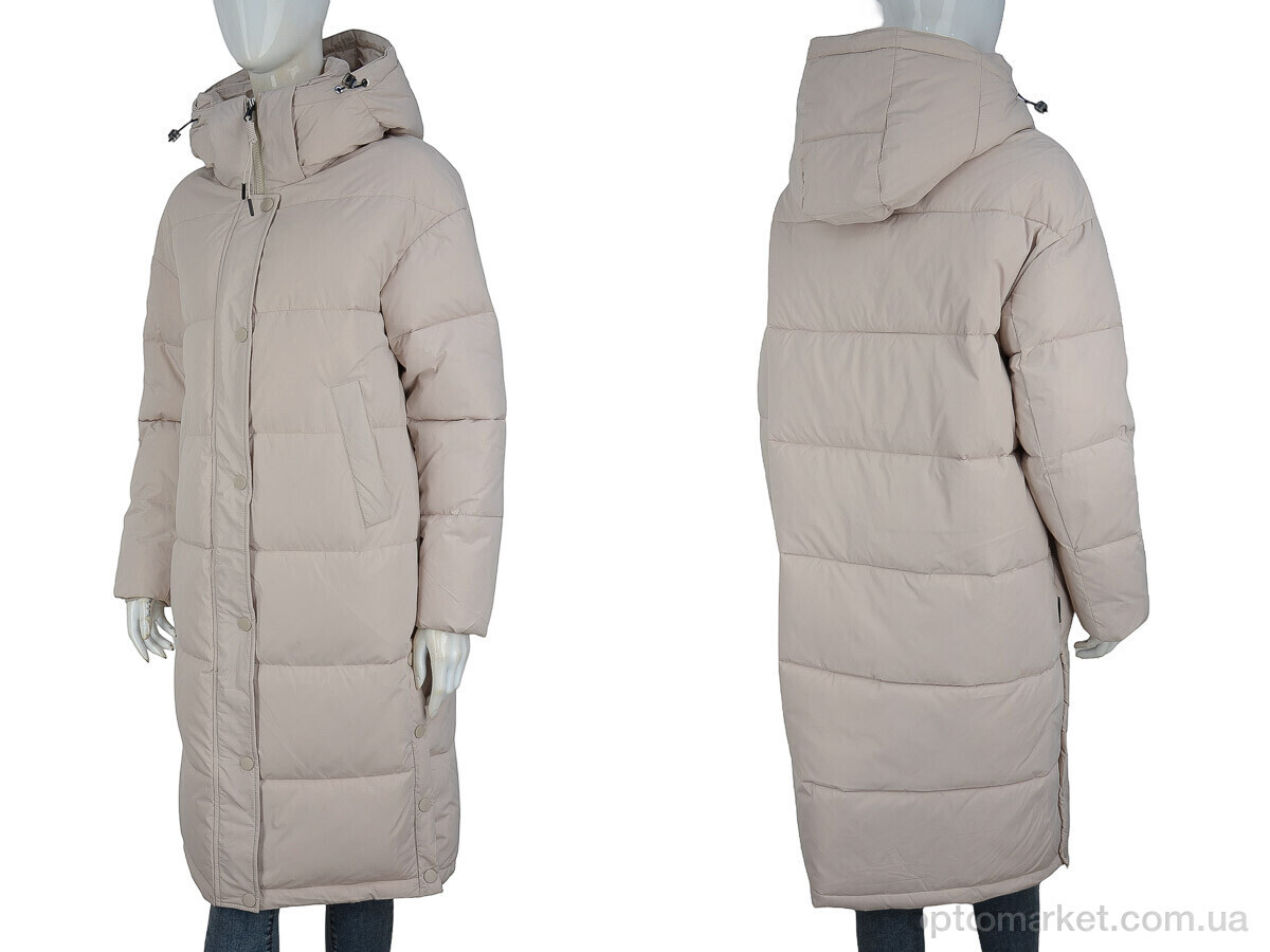 Купить Пальто жіночі H950 beige Urbanbang бежевий, фото 3