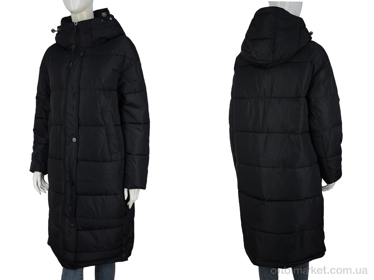 Купить Пальто жіночі H950 black Urbanbang чорний, фото 3