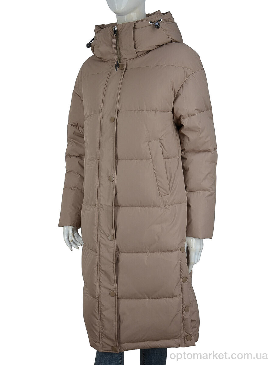 Купить Пальто жіночі H950 brown Urbanbang коричневий, фото 1