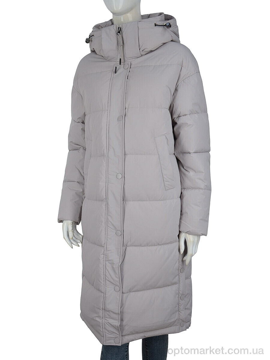 Купить Пальто жіночі H950 grey-beige Urbanbang бежевий, фото 1
