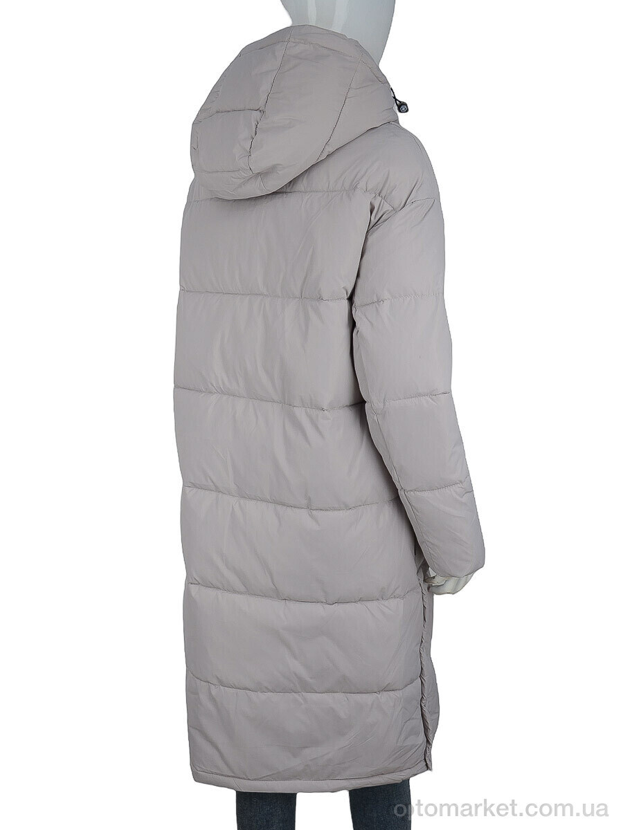 Купить Пальто жіночі H950 grey-beige Urbanbang бежевий, фото 2