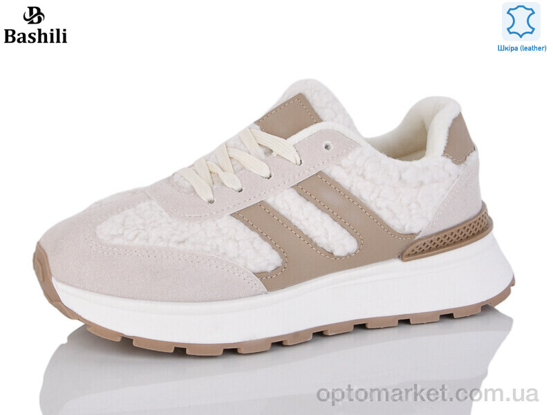 Купить Кросівки жіночі H9516-1 Башили бежевий, фото 1