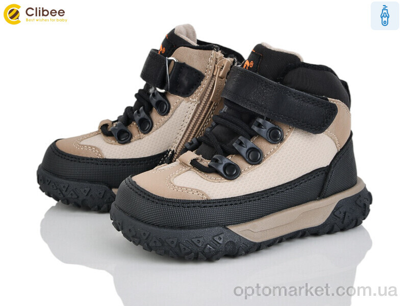 Купить Черевики дитячі HA602-2 khaki-orange Clibee коричневий, фото 1