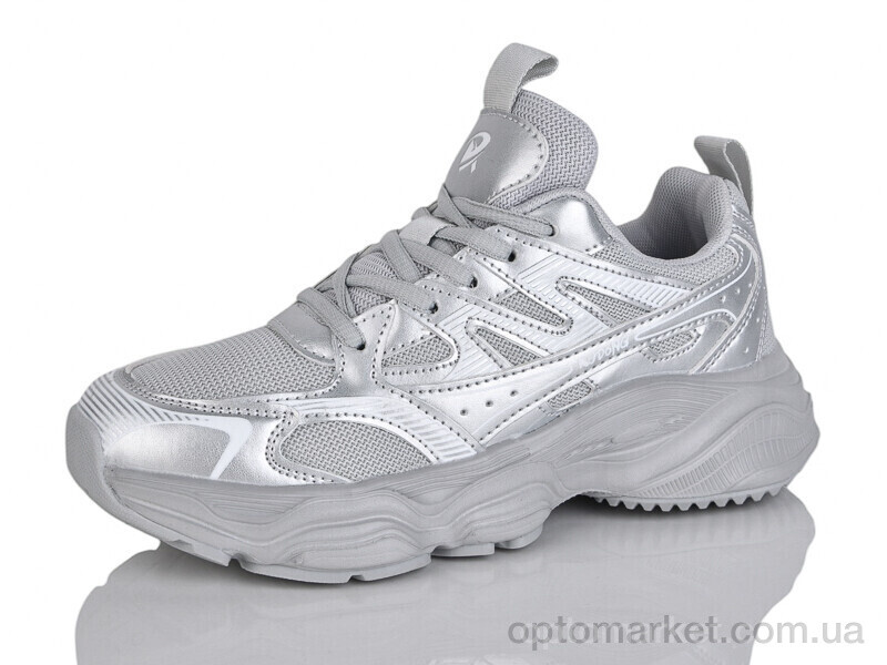 Купить Кросівки жіночі HB0067-3 Ditof срібний, фото 1