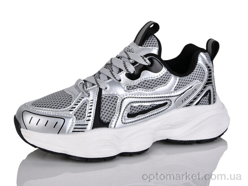 Купить Кросівки жіночі HB0068-3 Ditof срібний, фото 1