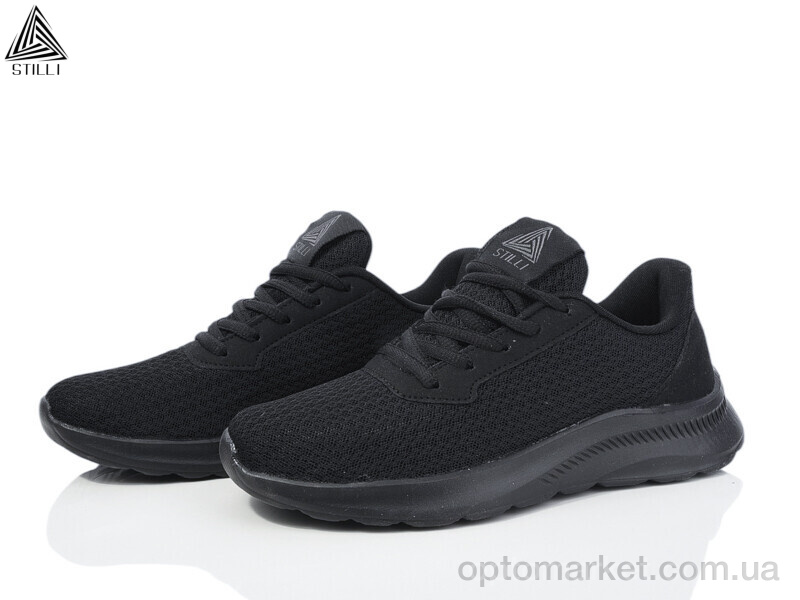 Купить Кросівки жіночі HB110-1 піна Stilli чорний, фото 1